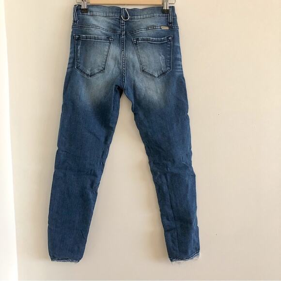 KanCan Skinny Jeans Distressed Moto Denim Ankle KC8201D 25 - Picture 6 of 6